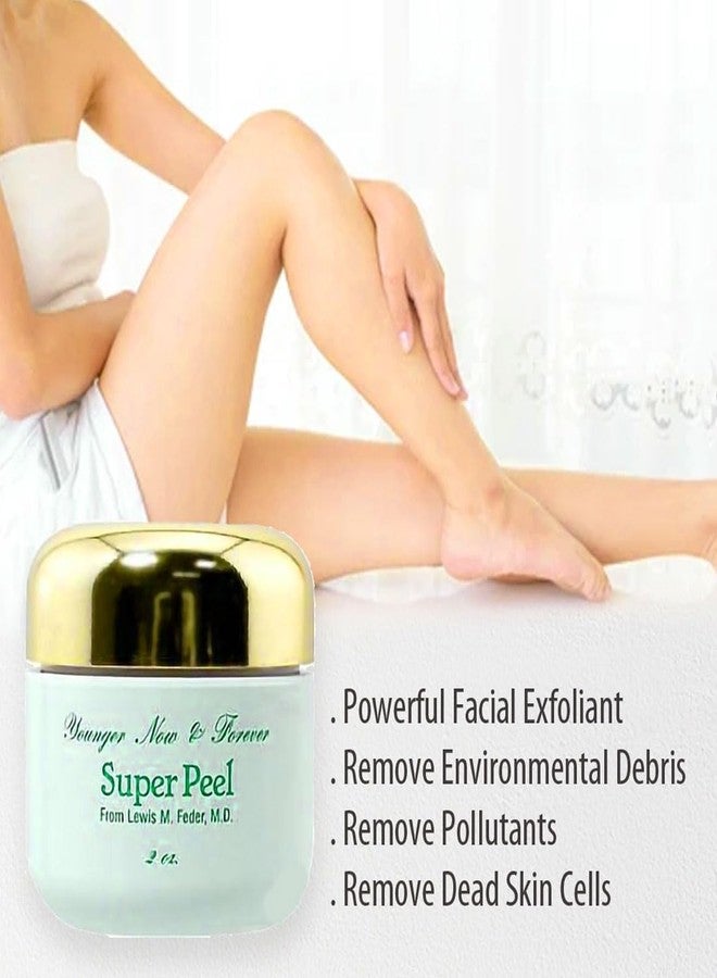 Biologic Solutions Dr. Feder's SuperPeel Exfoliating Facial Scrub - 2 oz by BioLogic Solutions - Micro-Crystal & Enzyme Blend for Pore Cleansing, Dead Skin Removal & Refined Texture - Image 5